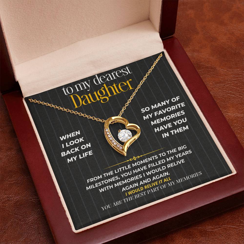 S262 - You Are The Best Part Of My Memories – Forever Love Necklace From Dad