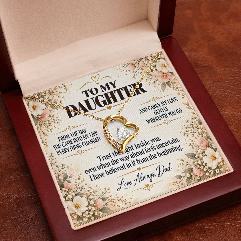 C240 - If You Ever Forget How Special You Are Remember Dad Has Never Forgotten For A Single Day - Forever Love Necklace