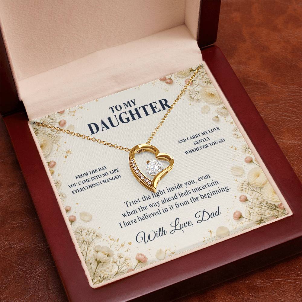 C65 - Never Doubt How Much Joy You Brought Into My Life From The Day You Arrived - Forever Love Necklace