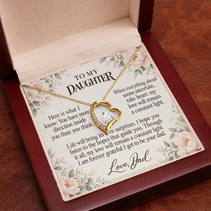 C695 - My North Star And The Words I Hope You Always Remember - Forever Love Necklace