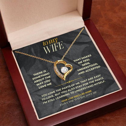 S153 - I Love The Way You Love Me – Forever Love Necklace From Husband