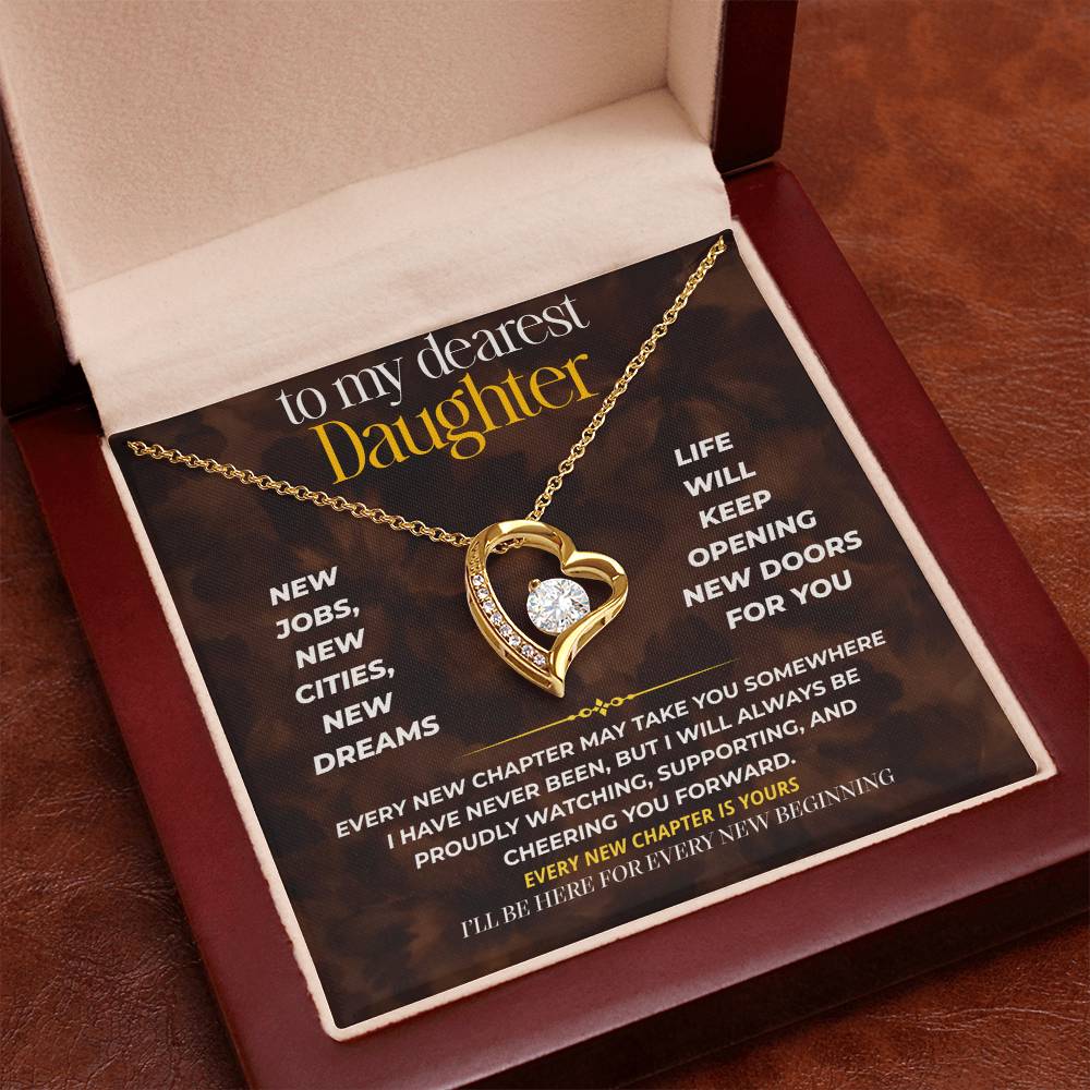 S255 - I’ll Be Here For Every New Beginning – Forever Love Necklace From Dad