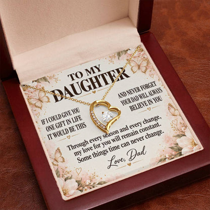 C203 - If I Could Give You One Gift It Would Be To See Yourself Through My Eyes - Forever Love Necklace