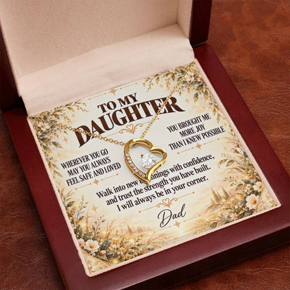 C364 - My Love Will Be Your Quiet Home Wherever Your Journey Takes You - Forever Love Necklace