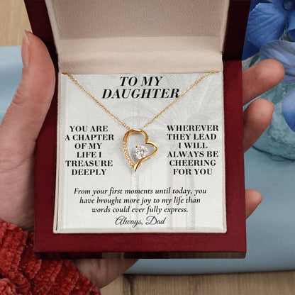 C162 - You Are The Beautiful Chapter Of My Life I Will Always Read With Pride - Forever Love Necklace