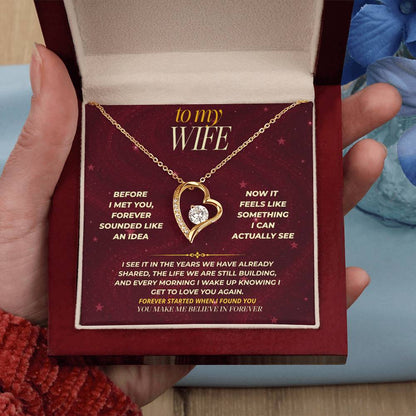 S177 - You Make Me Believe In Forever – Forever Love Necklace From Husband