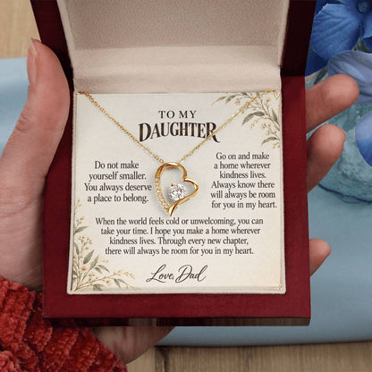 C527 - The Front Door Is Always Open And A Promise To Carry Into New Chapters - Forever Love Necklace