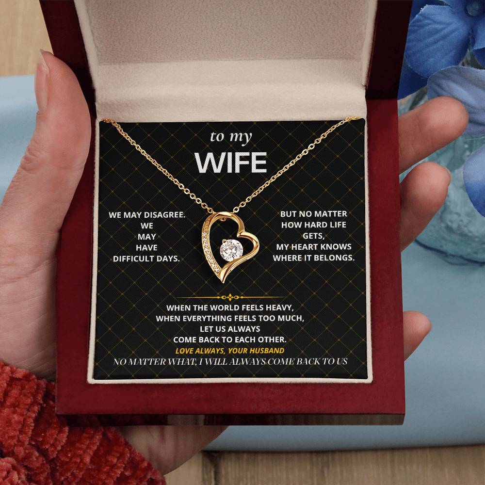 S58 - Always Come Back To Us – Forever Love Necklace From Husband