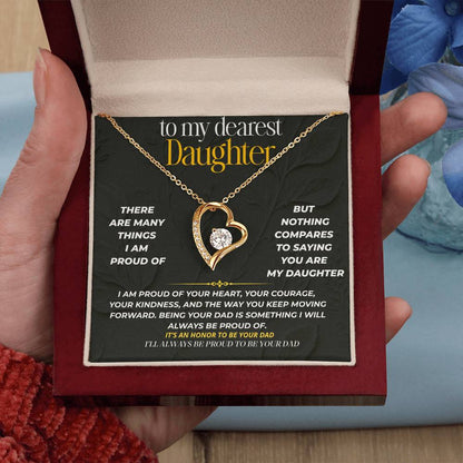 S220 - I’ll Always Be Proud To Be Your Dad – Forever Love Necklace From Dad