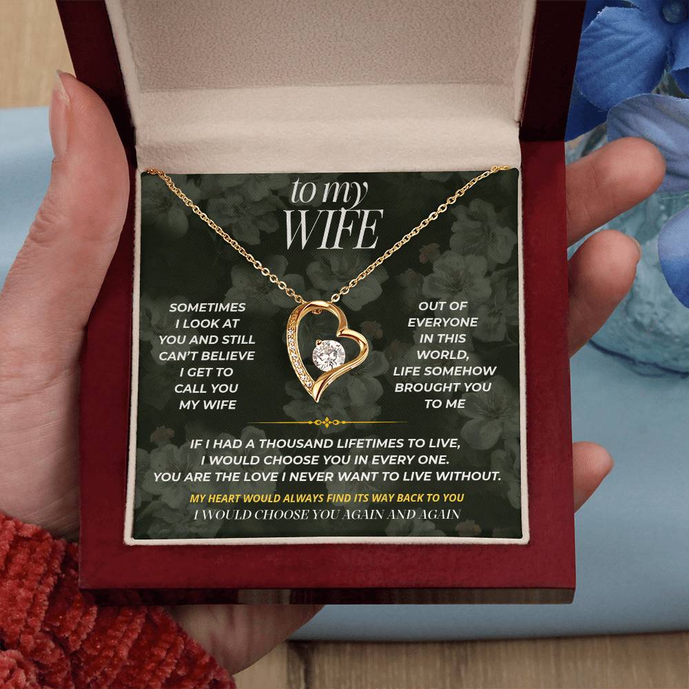 S78 - I Still Get To Call You Mine – Forever Love Necklace From Husband
