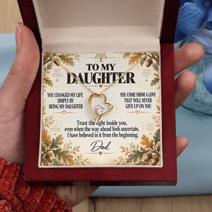C220 - You Made Me A Better Man Simply By Giving Me The Honor Of Being Your Dad - Forever Love Necklace