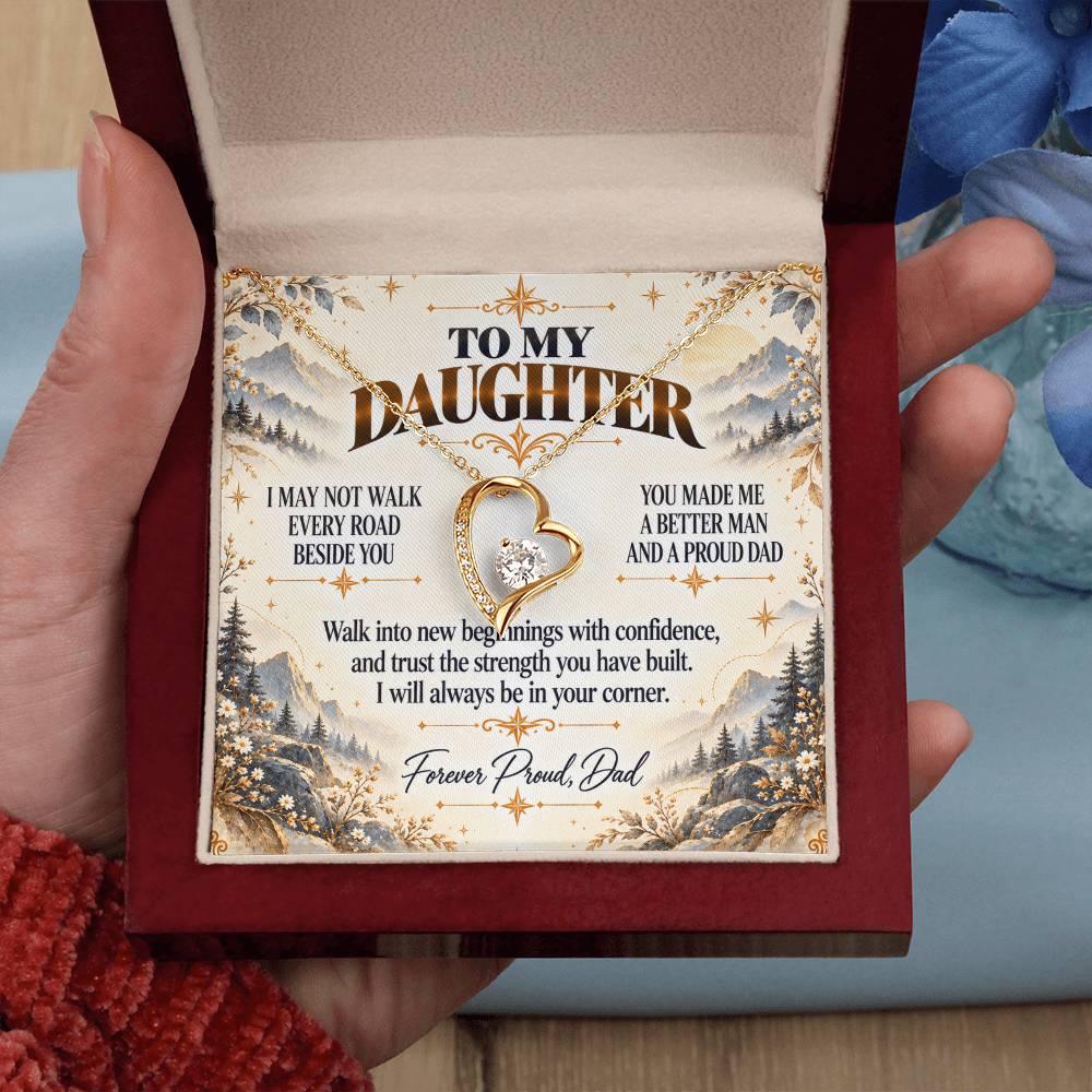C399 - The Greatest Gift Life Gave Me Was The Chance To Love You As Your Dad - Forever Love Necklace