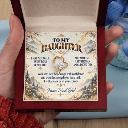 C399 - The Greatest Gift Life Gave Me Was The Chance To Love You As Your Dad - Forever Love Necklace