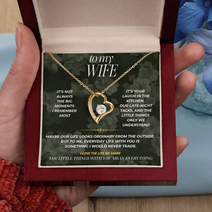 S89 - I Love Our Ordinary Life – Forever Love Necklace From Husband