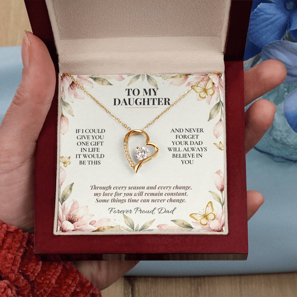 C103 - If I Could Give You One Gift It Would Be To See Yourself Through My Eyes - Forever Love Necklace