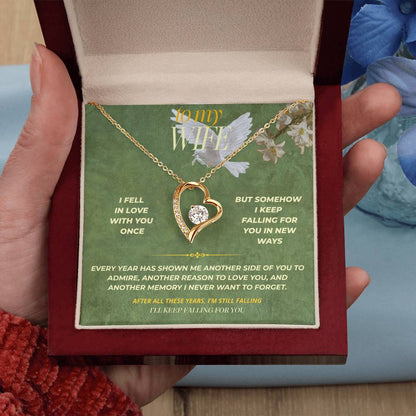 S139 - I’ll Keep Falling For You – Forever Love Necklace From Husband