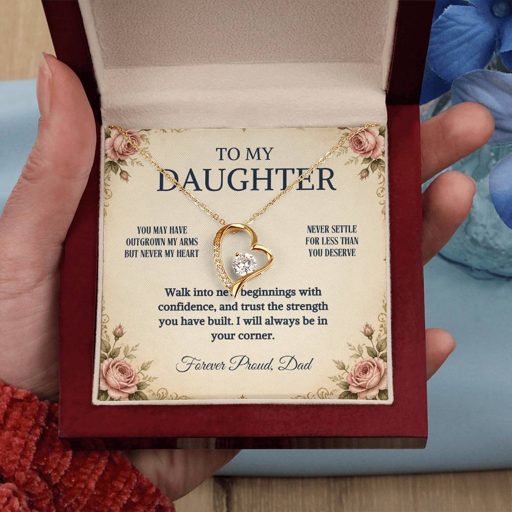 C79 - Your Life Is Yours To Create And I Will Always Be Proud Of The Woman You Become - Forever Love Necklace