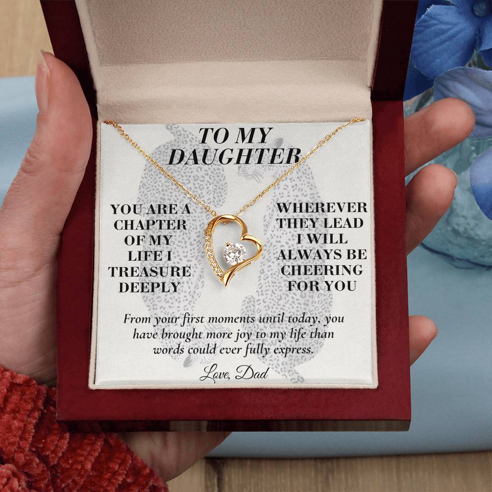 C187 - You Do Not Have To Be Perfect To Make Me Proud You Only Have To Be Yourself - Forever Love Necklace