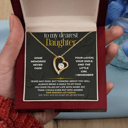 S213 - You Will Always Make My Heart Smile – Forever Love Necklace From Dad