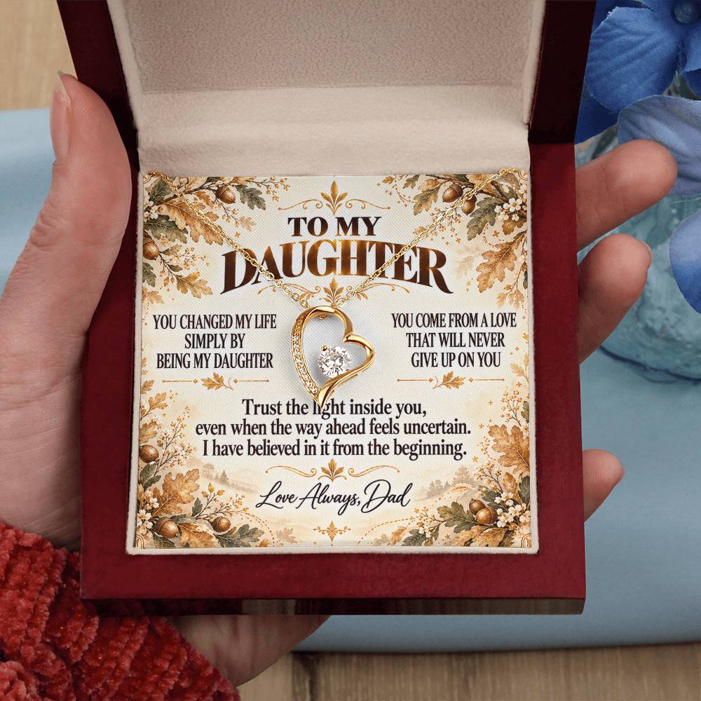 C320 - You Made Me A Better Man Simply By Giving Me The Honor Of Being Your Dad - Forever Love Necklace
