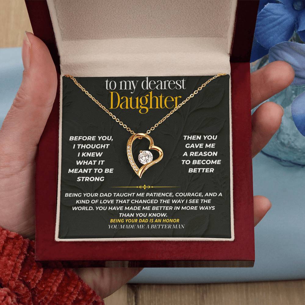 S209 - You Made Me A Better Man – Forever Love Necklace From Dad