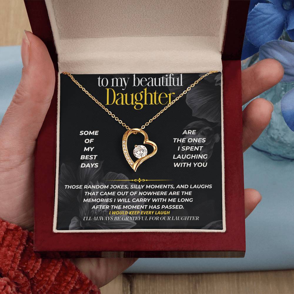 S286 - I’ll Always Be Grateful For Every Laugh We Shared – Forever Love Necklace From Dad
