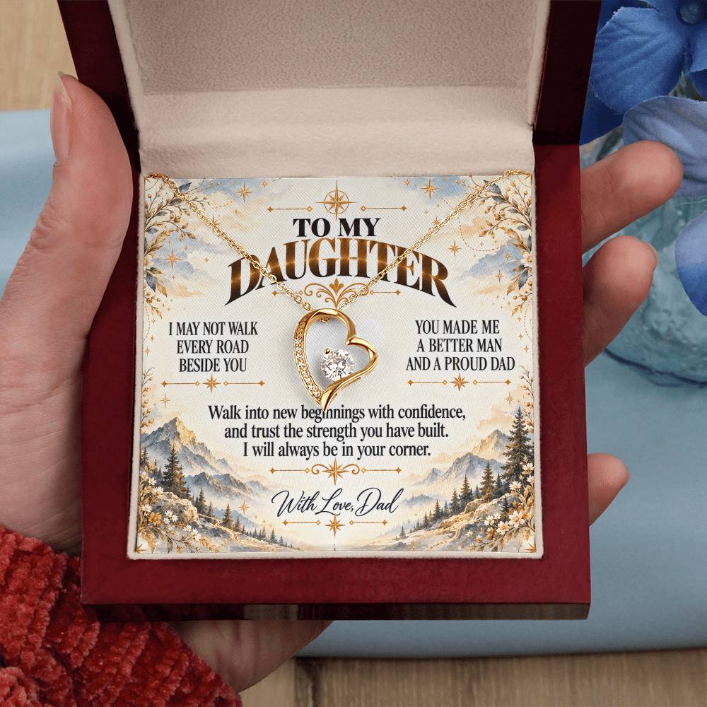 C449 - The Greatest Gift Life Gave Me Was The Chance To Love You As Your Dad - Forever Love Necklace