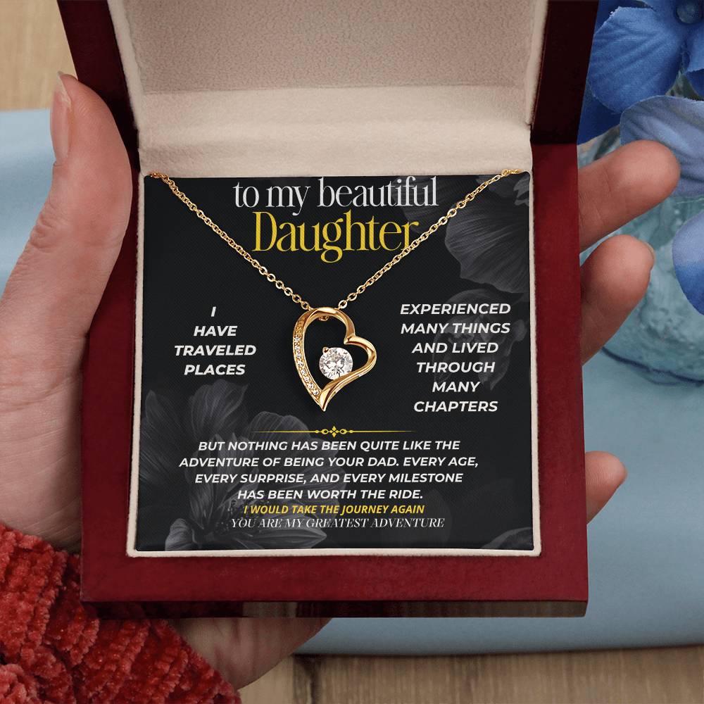 S296 - You Are My Greatest Adventure – Forever Love Necklace From Dad