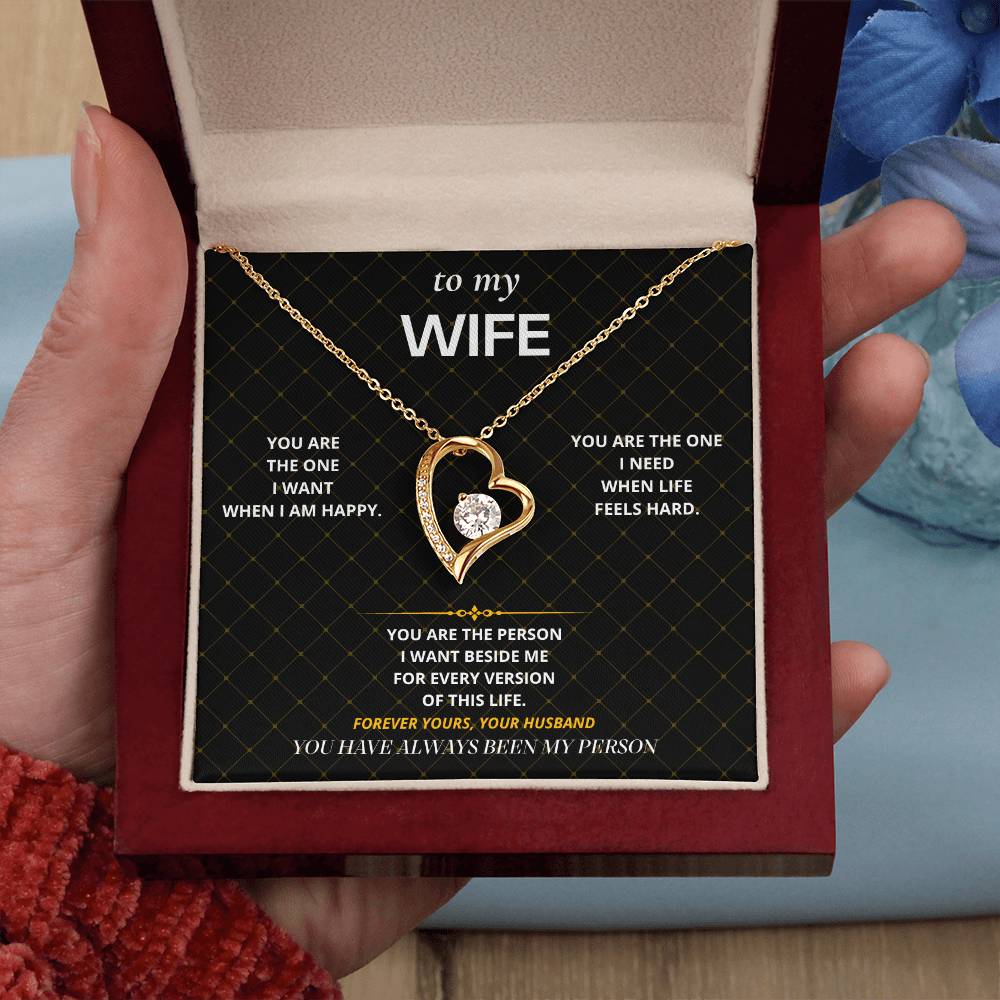 S65 - You Are My Person – Forever Love Necklace From Husband