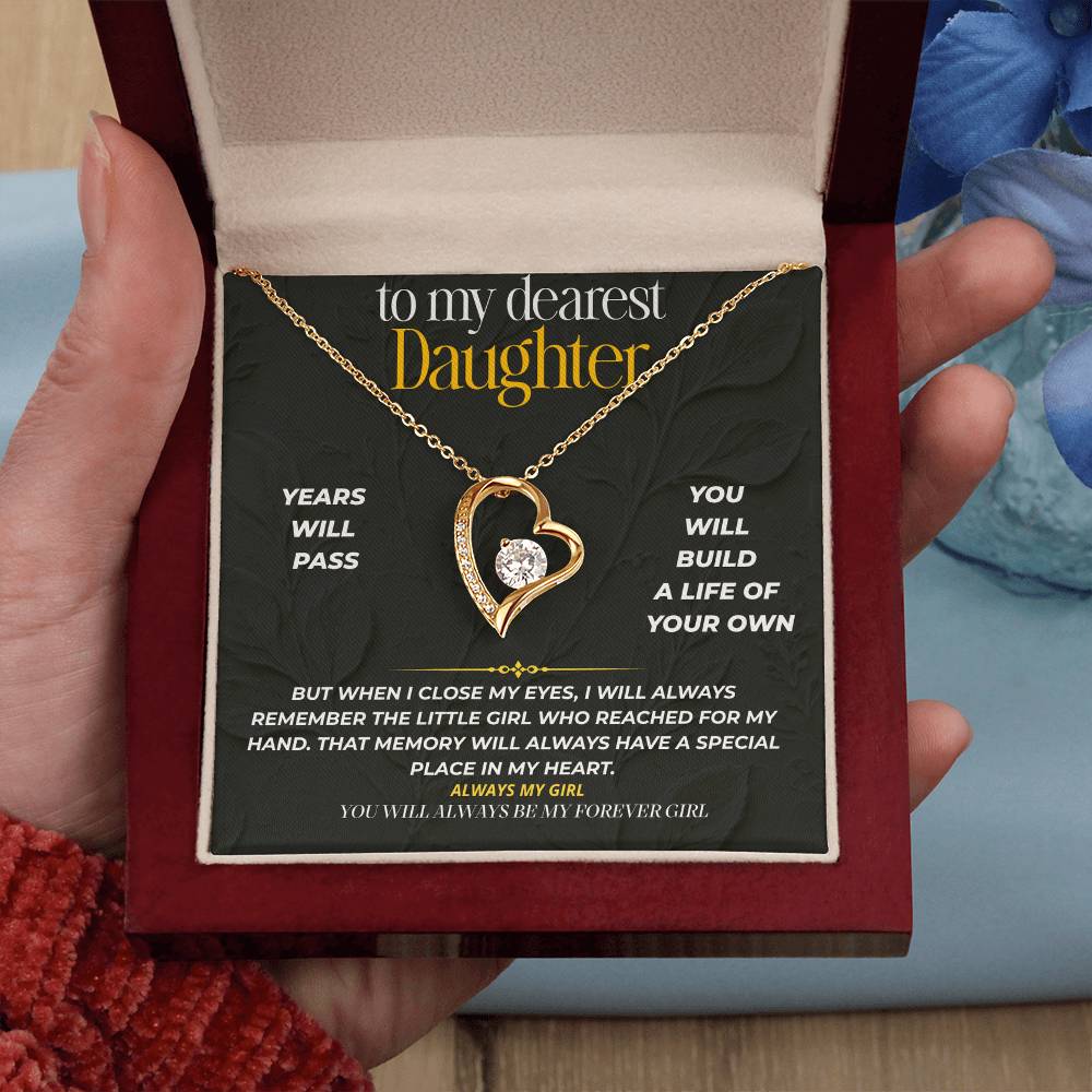 S223 - You Are My Forever Girl – Forever Love Necklace From Dad