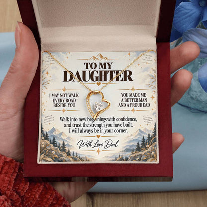 C249 - The Greatest Gift Life Gave Me Was The Chance To Love You As Your Dad - Forever Love Necklace