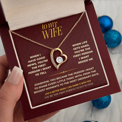 S111 - You’re The One I Want To Tell Everything To – Forever Love Necklace From Husband