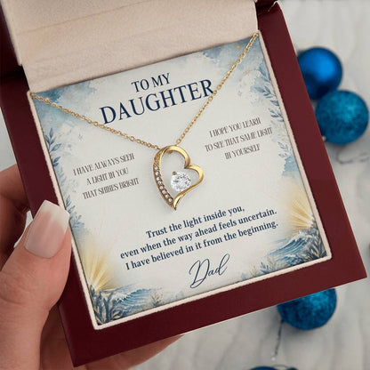 C21 - I Hope You Always See The Light In Yourself That I Have Seen Since The Beginning - Forever Love Necklace