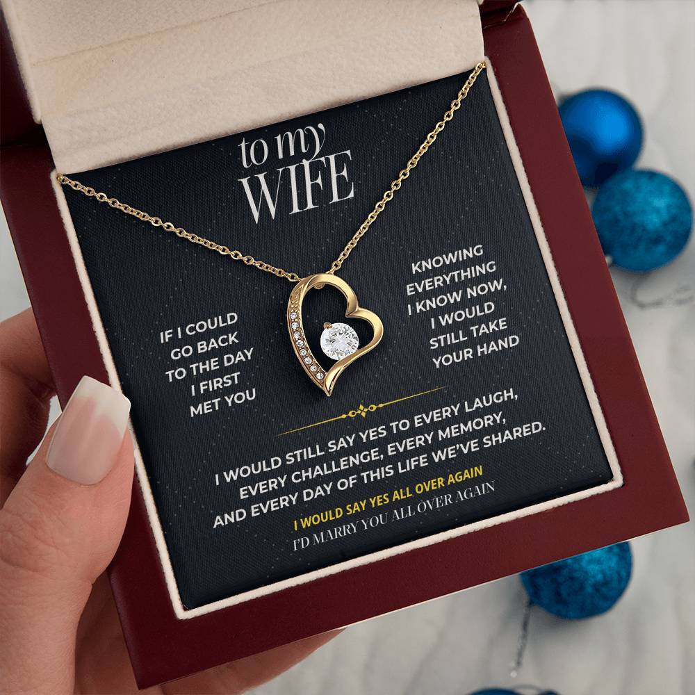S97 - I’d Marry You All Over Again – Forever Love Necklace From Husband
