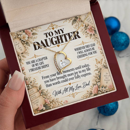 C237 - You Do Not Have To Be Perfect To Make Me Proud You Only Have To Be Yourself - Forever Love Necklace