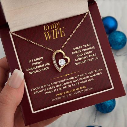S120 - If I Had To Do It All Again – Forever Love Necklace From Husband
