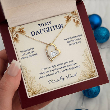 C70 - You Made Me A Better Man Simply By Giving Me The Honor Of Being Your Dad - Forever Love Necklace