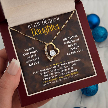 S257 - I’ll Always Remember The Sound Of Your Laugh – Forever Love Necklace From Dad