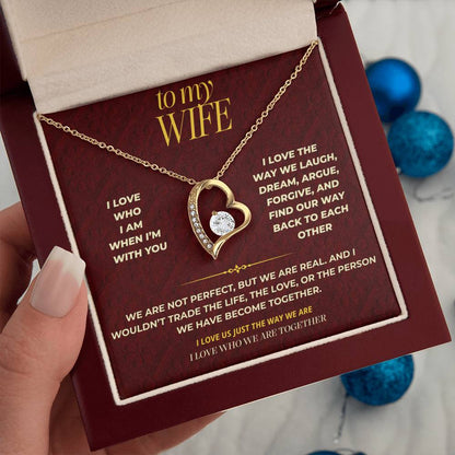 S115 - I Love Who We Are Together – Forever Love Necklace From Husband