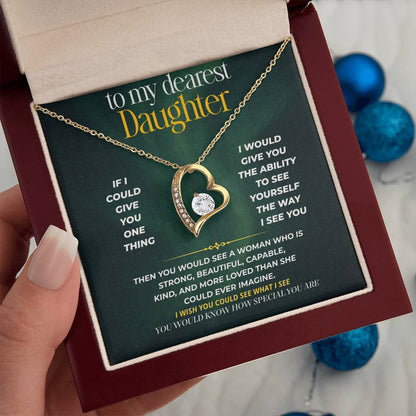 S249 - If I Could Give You One Thing – Forever Love Necklace From Dad