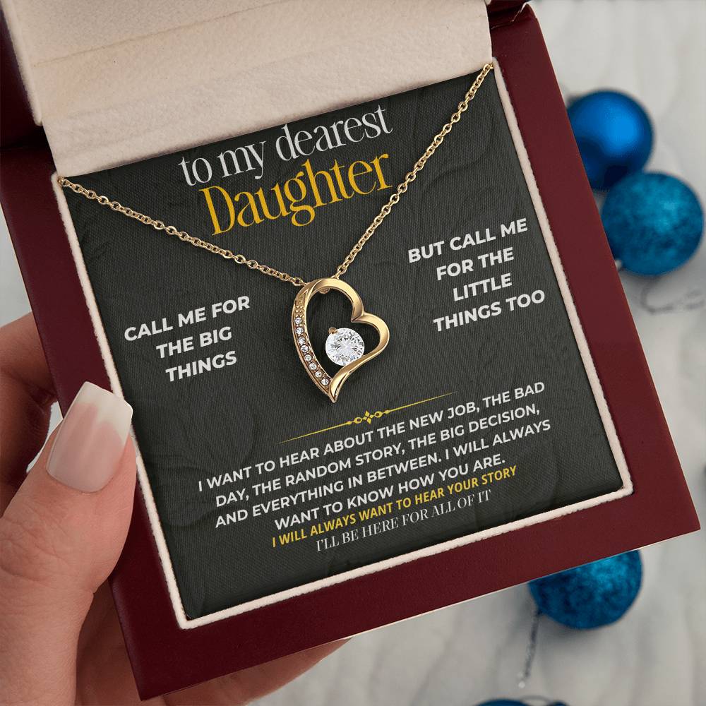 S232 - I’ll Be Here For The Big And Little Things – Forever Love Necklace From Dad