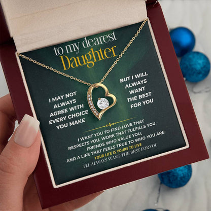 S246 - I’ll Always Want The Best For You – Forever Love Necklace From Dad
