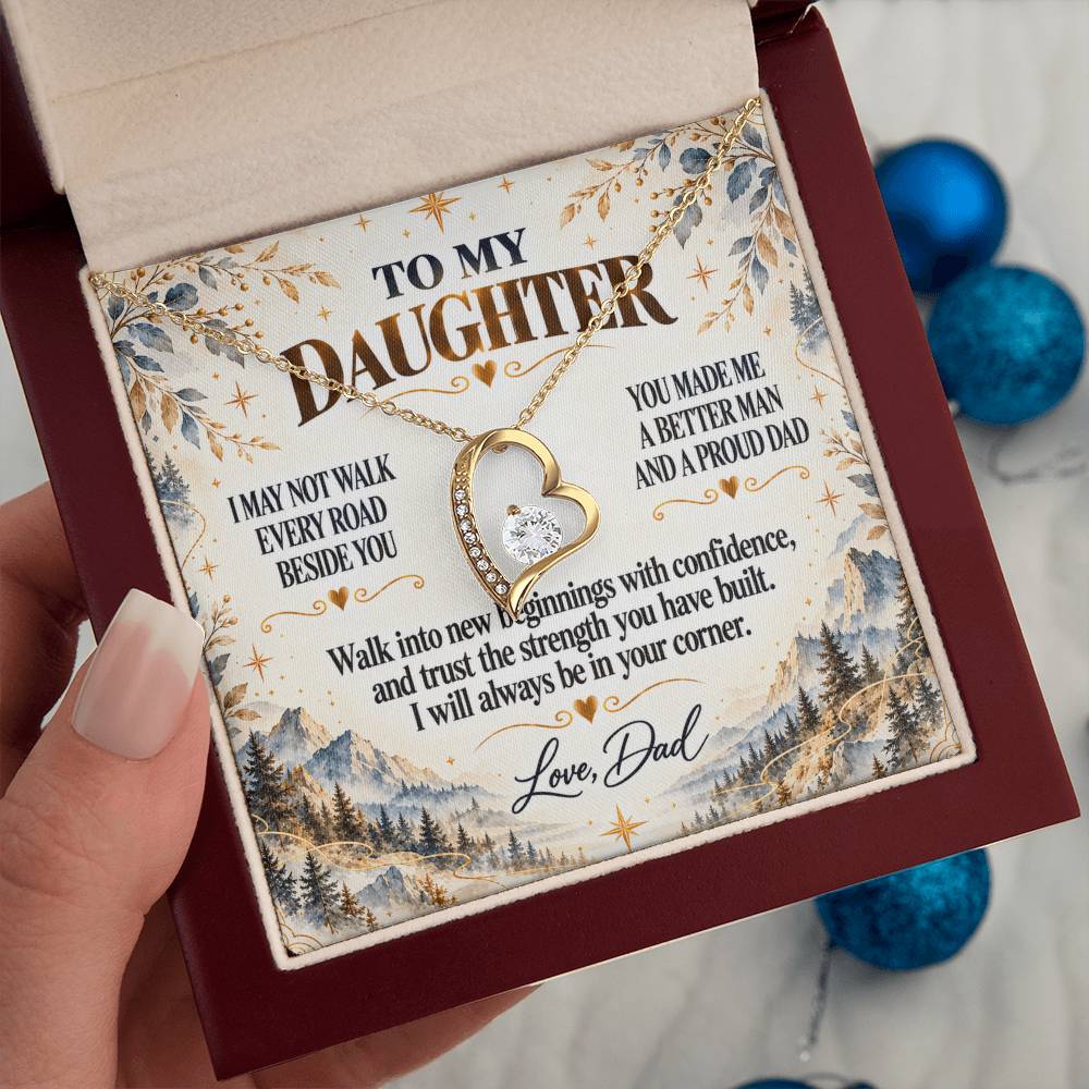 C299 - The Greatest Gift Life Gave Me Was The Chance To Love You As Your Dad - Forever Love Necklace