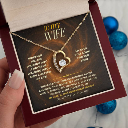 S144 - You’re Still The First Person I Look For – Forever Love Necklace From Husband