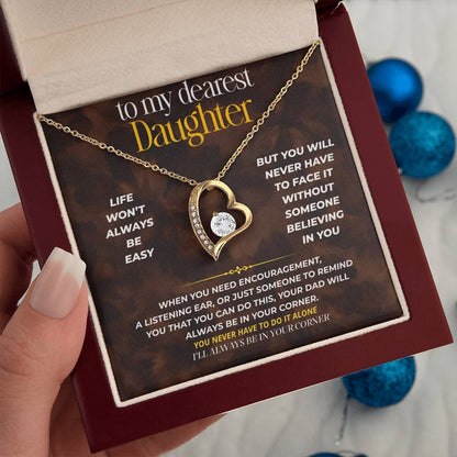 S252 - I’ll Always Be In Your Corner – Forever Love Necklace From Dad