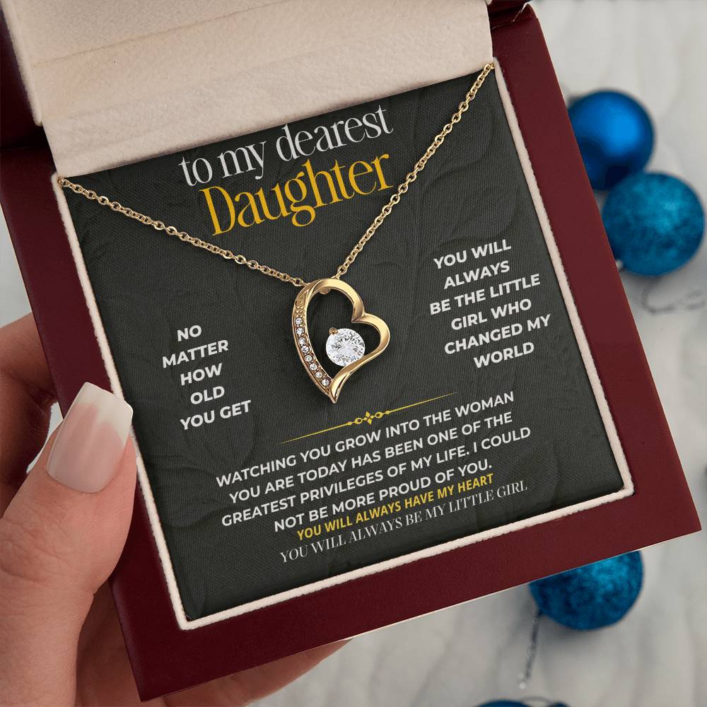 S201 - No Matter How Old You Get – Forever Love Necklace From Dad