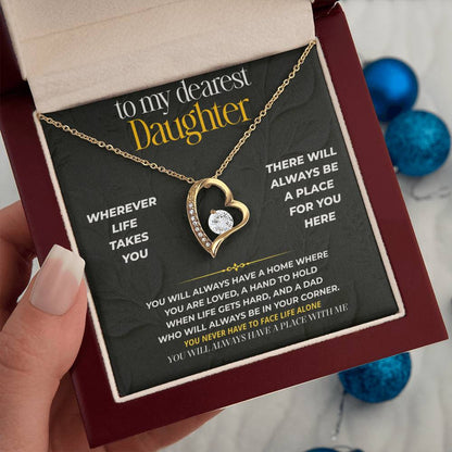 S203 - You Will Always Have A Place With Me – Forever Love Necklace From Dad