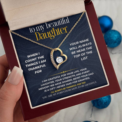 S278 - You Are My Forever Reason To Be Grateful – Forever Love Necklace From Dad
