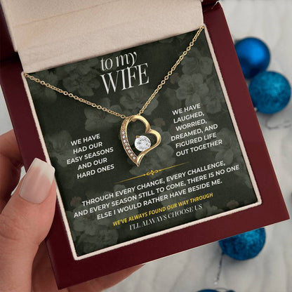 S84 - Through Every Season Of Life – Forever Love Necklace From Husband