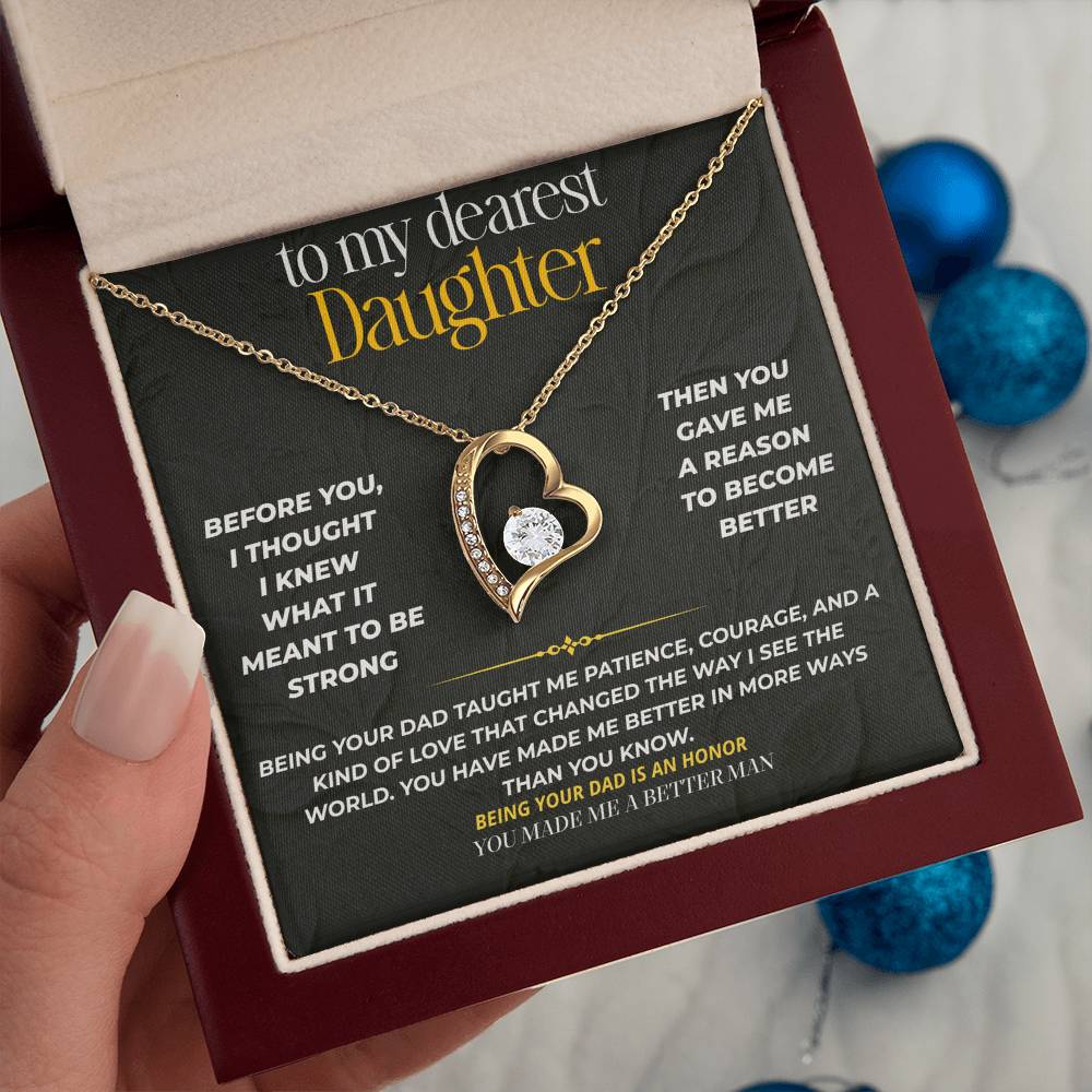 S209 - You Made Me A Better Man – Forever Love Necklace From Dad